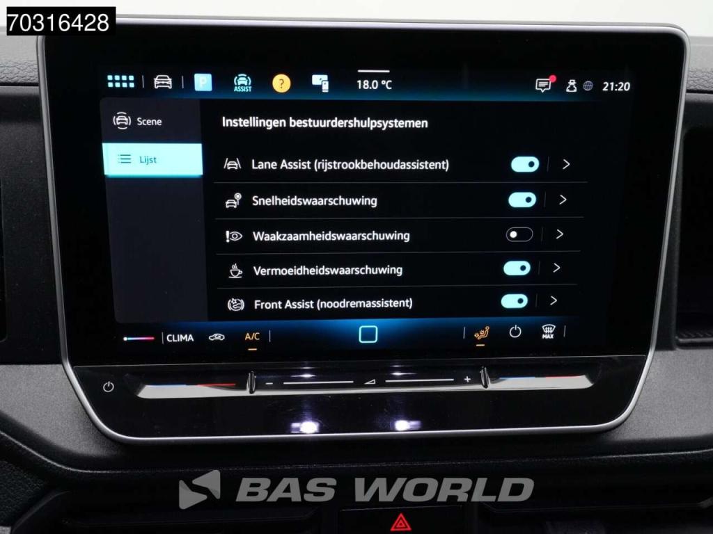 Volkswagen Crafter 140pk 2025 model L3H3 Airco Camera CarPlay Parkeersensoren v+a Euro6 L2H2 Airco Photo 21