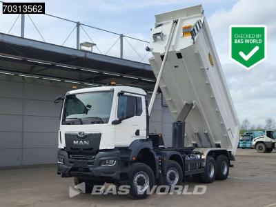 Man TGS 41.480 TGS 8X8 NEW! 8x8 20m3 Meiller Kipper Steelsuspension Automatic Euro 6 sold by BAS World B.V.