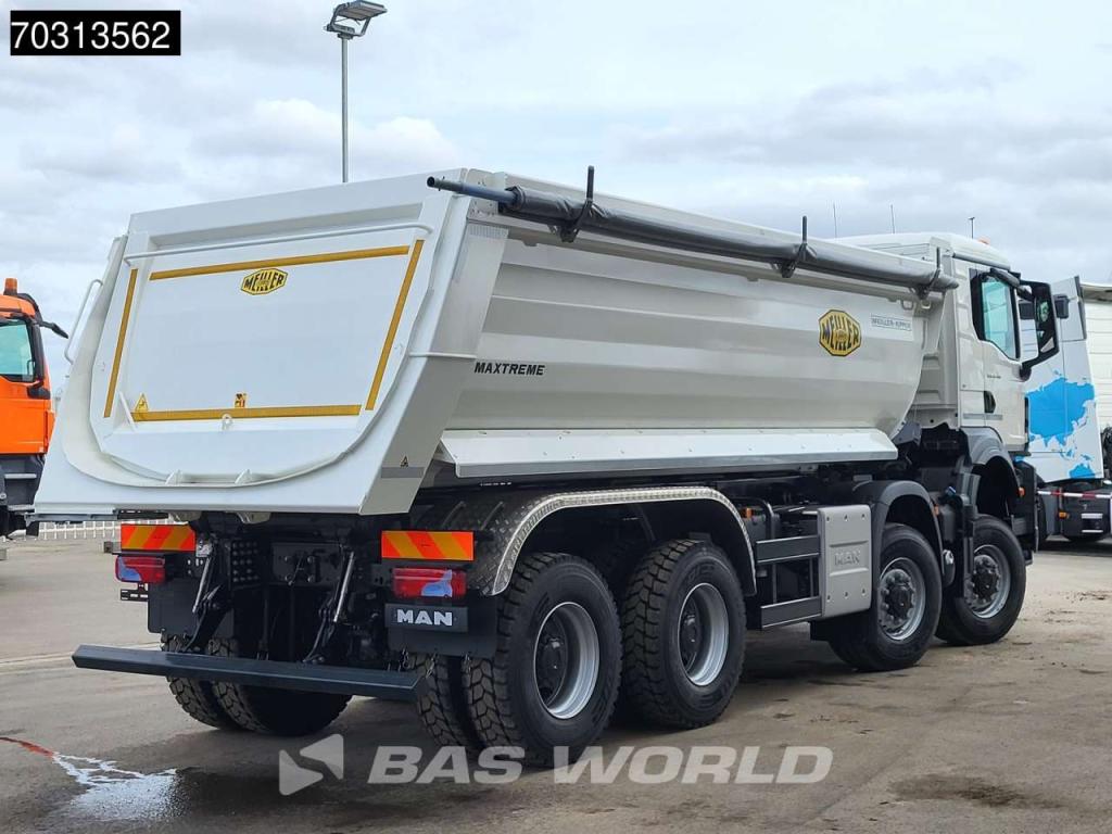 Man TGS 41.480 TGS 8X8 NEW! 8x8 20m3 Meiller Kipper Steelsuspension Automatic Euro 6 Photo 8