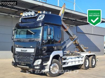 Daf CF 510 CF 6X4 20tons hooklift Steelsuspension Big-Axle Manual Retarder Euro 6 sold by BAS World B.V.