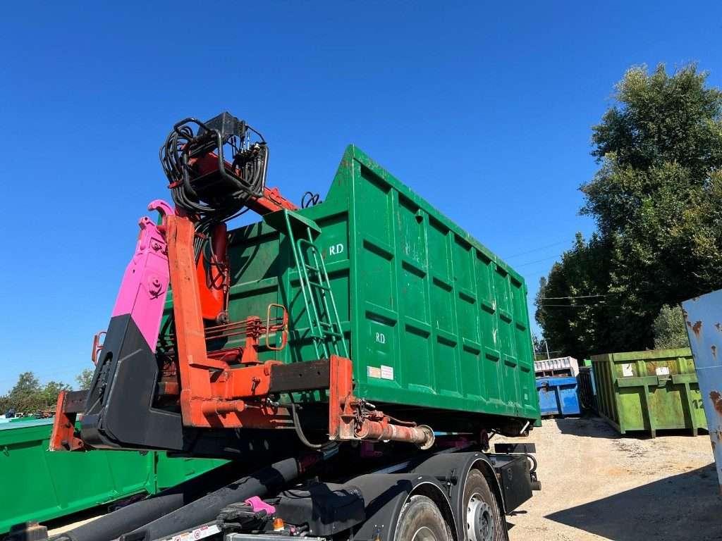 CONTAINER SCARRABILE USATO A CIELO APERTO CON GRU Photo 1