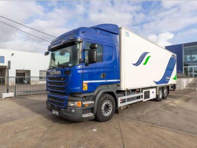 Scania R410+CHEREAU+CARRIER 1150 MT-TRI-TEMP+DHOLLANDIA 2.5T. sold by Braem NV