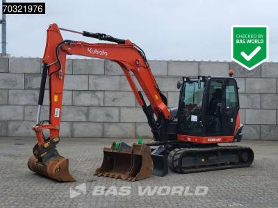 Kubota KX080 -4a2 A/C - 3 Buckets sold by BAS World B.V.