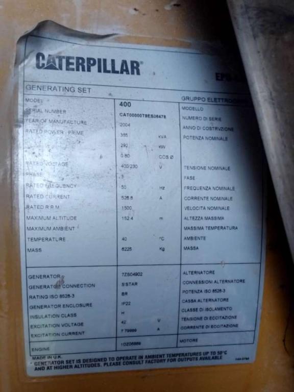 Caterpillar 400 Photo 10