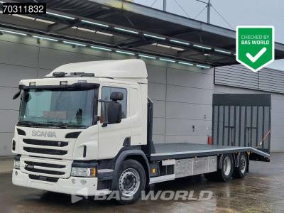 Scania P450 P 6X2 8,80m Machine Transporter Winch Lift+Steering Axle Euro 6 sold by BAS World B.V.