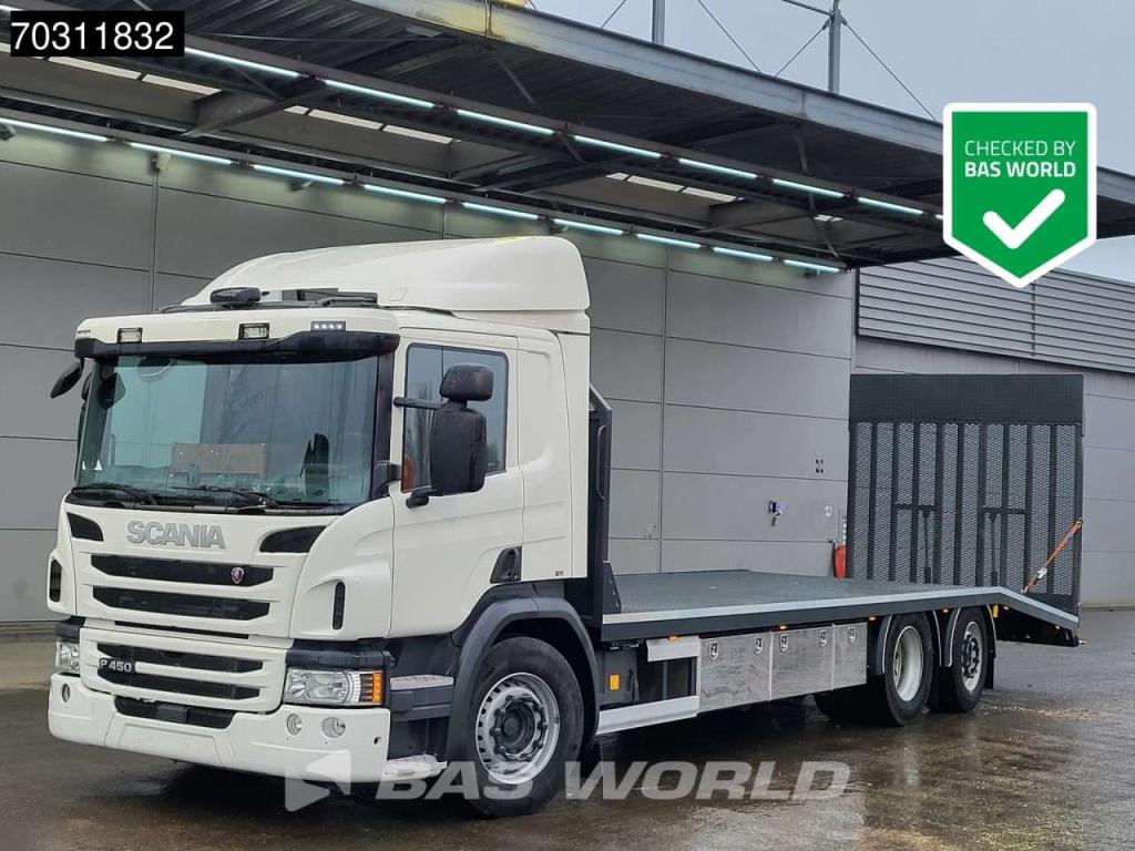 Scania P450 P 6X2 8,80m Machine Transporter Winch Lift+Steering Axle Euro 6 Photo 1