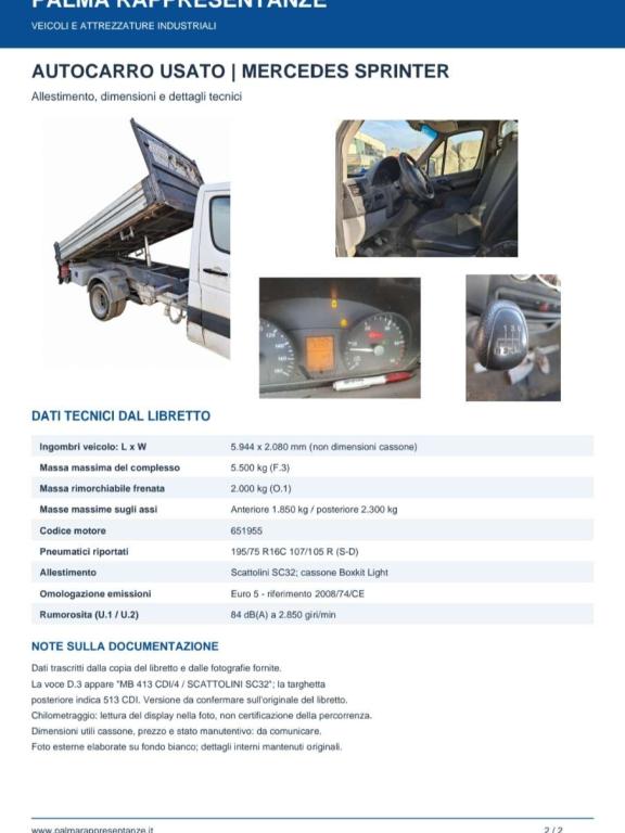 Mercedes-Benz SPRINTER 413 CDI Photo 9
