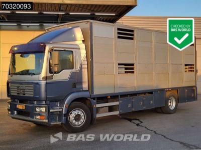 Man TGM 18.240 N18 4X2 NL-Truck 2 decks cattle transport Manual Euro 4 sold by BAS World B.V.
