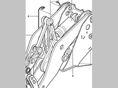 Volvo lifting frame for Volvo L180F, L180H, L180K and L180G Photo 1