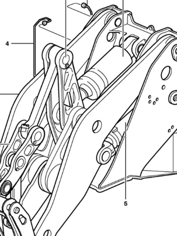 Volvo lifting frame for Volvo L180F, L180H, L180K and L180G Photo 1