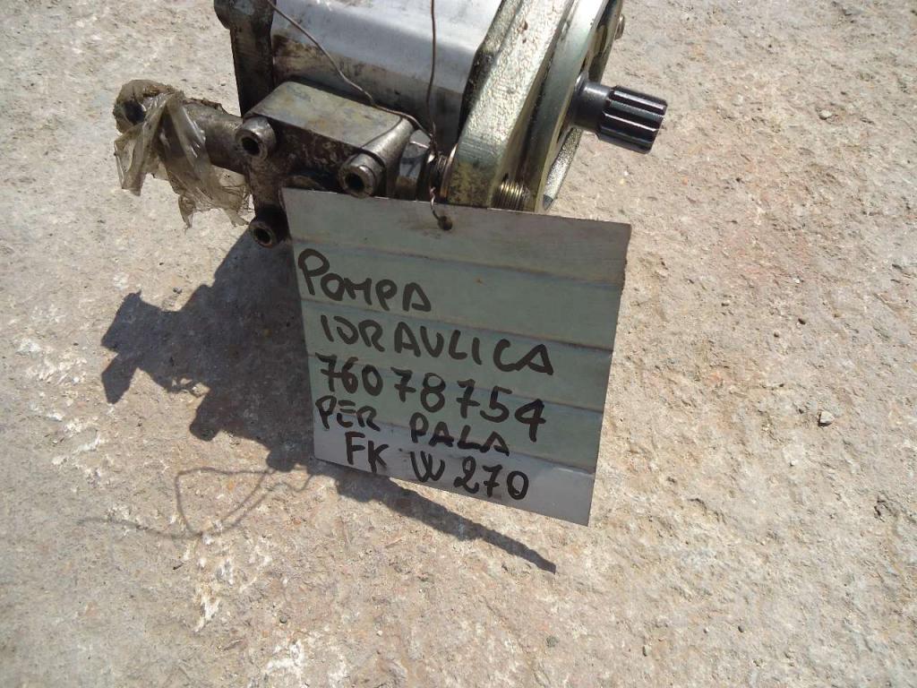 Hydraulic pump for Fiat Kobelco W270 - CODICE 76078754 Photo 3