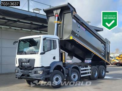 Man TGS 41.480 8X4 NEW! 26m3 Tipper Full Steel Big-Axle Euro 6 sold by BAS World B.V.