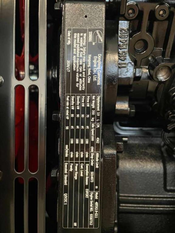 Cummins 4BTA3.9-G11 - 88 kVA Generator - DPX-19834 Photo 13