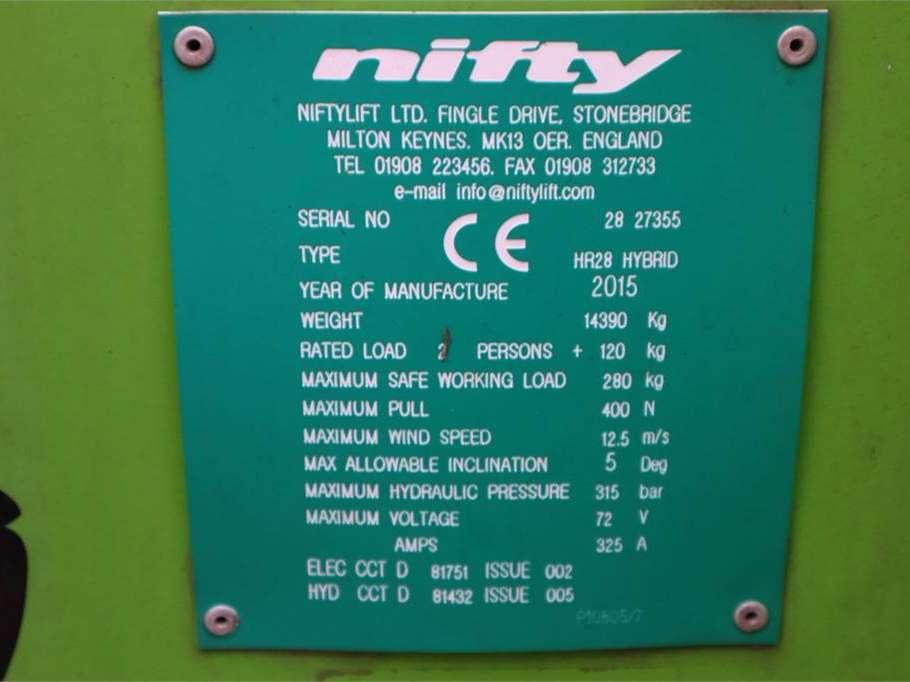 Niftylift HR28 HYBRID Photo 7