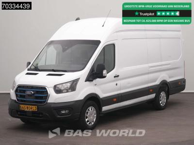 Ford e-Transit 184pk Elektrisch 68kWh 317KM WLTP L4H3 Airco Navi Camera Carplay PDC v+a Airco Cruise con sold by BAS World B.V.