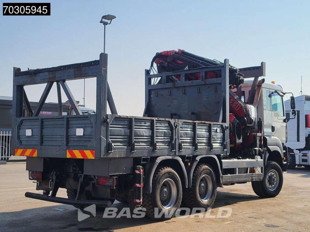 Man TGA 33.350 TGA 6X6 Fassi F600 6+6 Extensions Fly-Jib Manual Full Steel Photo 13