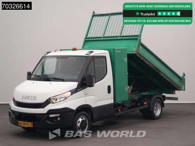 Iveco Daily 35C18 3.0L Kipper met Kist Dubbellucht 3,5t Trekhaak Navi Airco Cruise Camera Euro6 Tipper Be sold by BAS World B.V.