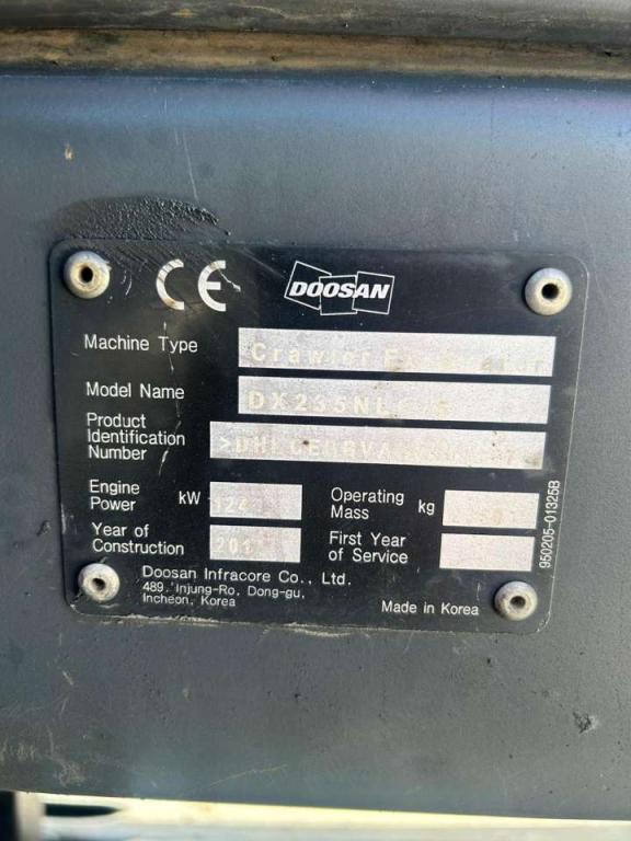 Doosan DX235NLC Photo 7