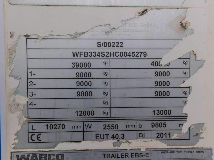 Feldbinder EUT 40.3- 40.000 L CEMENT/CIMENT/ZEMENT Photo 24