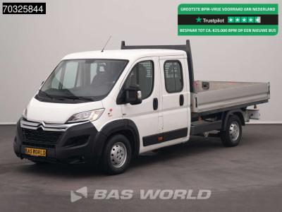 Citroen Jumper 130pk Dubbel Cabine Open Laadbak Airco Cruise Euro6 Pritsche Pickup Open Box Airco Cruise co sold by BAS World B.V.