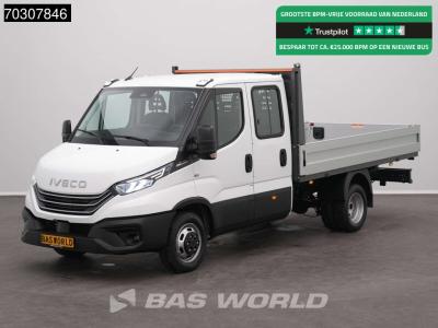 Iveco Daily 35C21 3.0L Open Laadbak Dubbel Cabine 210PK Dubbellucht 3,5t Trekgewicht ACC LED Airco Camera sold by BAS World B.V.