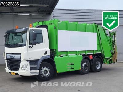 Daf CF 290 6X2 NL-Truck APK HALLER 20m3 MED XL Steering Axle Automatic Euro 6 sold by BAS World B.V.