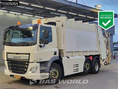 Daf CF 290 6X2 NL-Truck 20m3 Haller MEDIUM XL Steering axle Automatic Euro 6 sold by BAS World B.V.