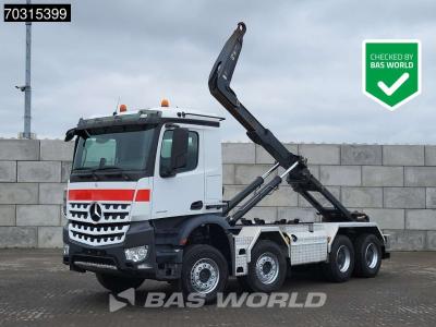 Mercedes-Benz Arocs 3248 8X4 26tons HIAB XR26Z59S containersystem Big-Axle Steelsuspension Euro 6 sold by BAS World B.V.