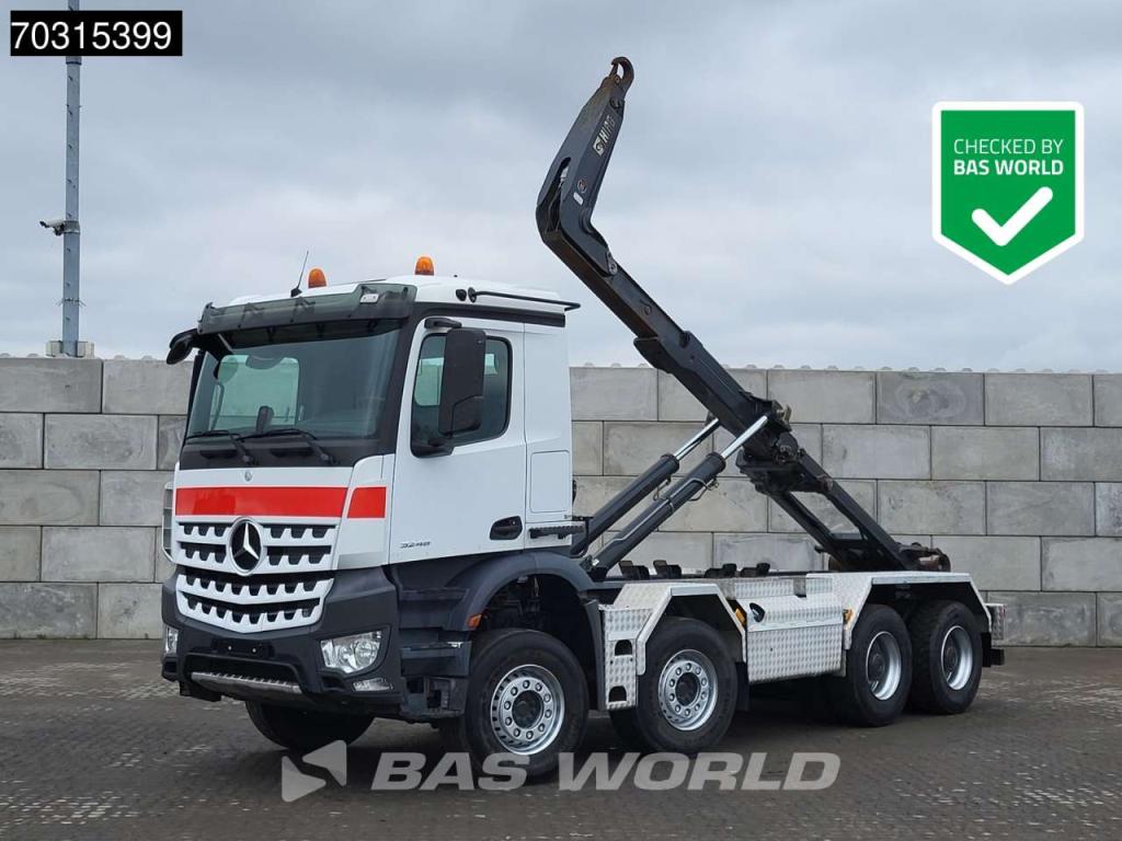 Mercedes-Benz Arocs 3248 8X4 26tons HIAB XR26Z59S containersystem Big-Axle Steelsuspension Euro 6 Photo 1