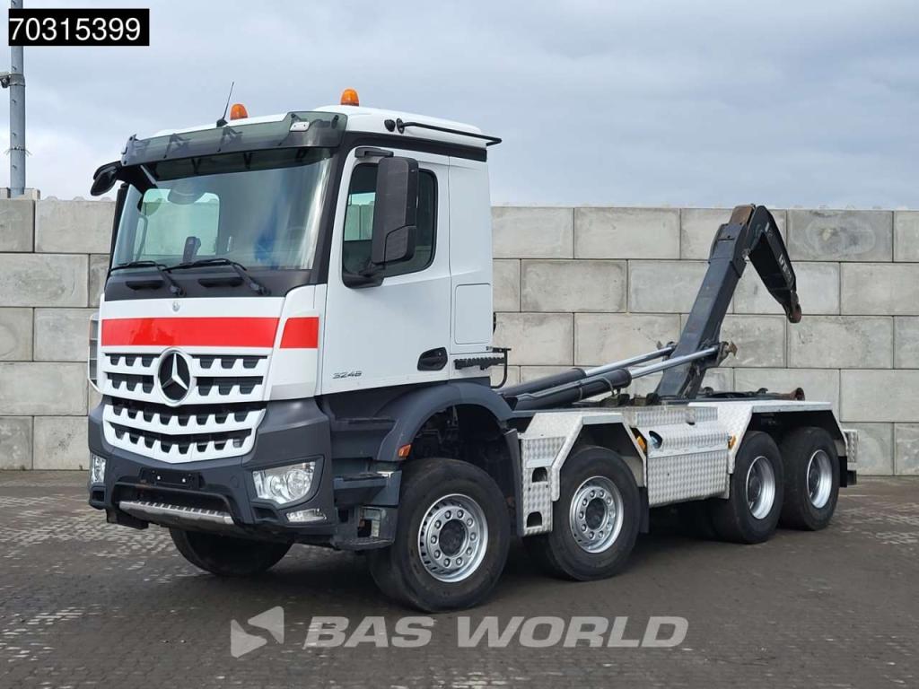 Mercedes-Benz Arocs 3248 8X4 26tons HIAB XR26Z59S containersystem Big-Axle Steelsuspension Euro 6 Photo 2