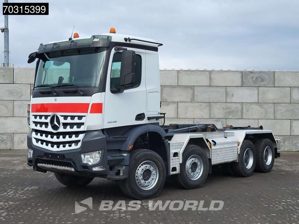Mercedes-Benz Arocs 3248 8X4 26tons HIAB XR26Z59S containersystem Big-Axle Steelsuspension Euro 6 Photo 3