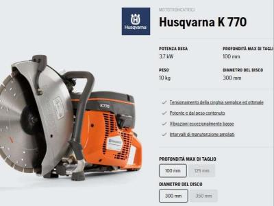 Husqvarna K770 sold by RMC Srl