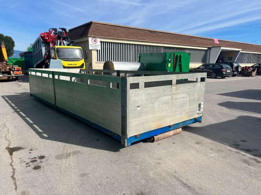 CONTAINER SCARRABILE USATO A PIANALE CON SPONDE Photo 3