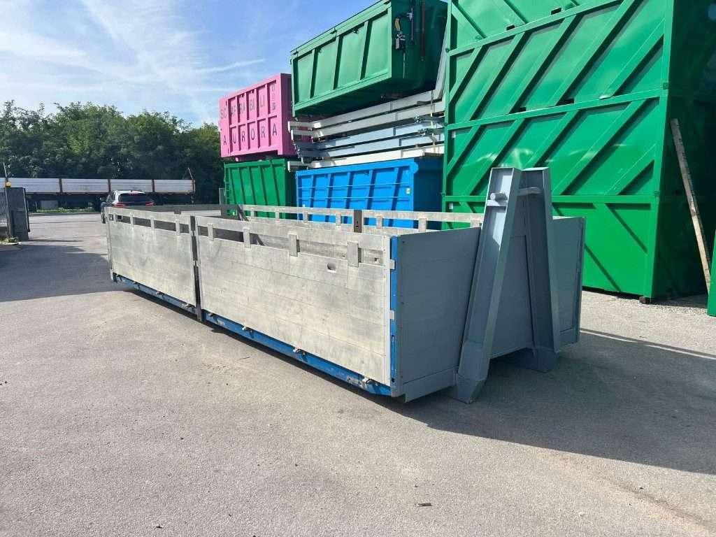 CONTAINER SCARRABILE USATO A PIANALE CON SPONDE Photo 4