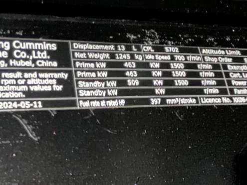 Cummins QSZ13-G10 - 600 kVA Generator - DPX-19847 Photo 13