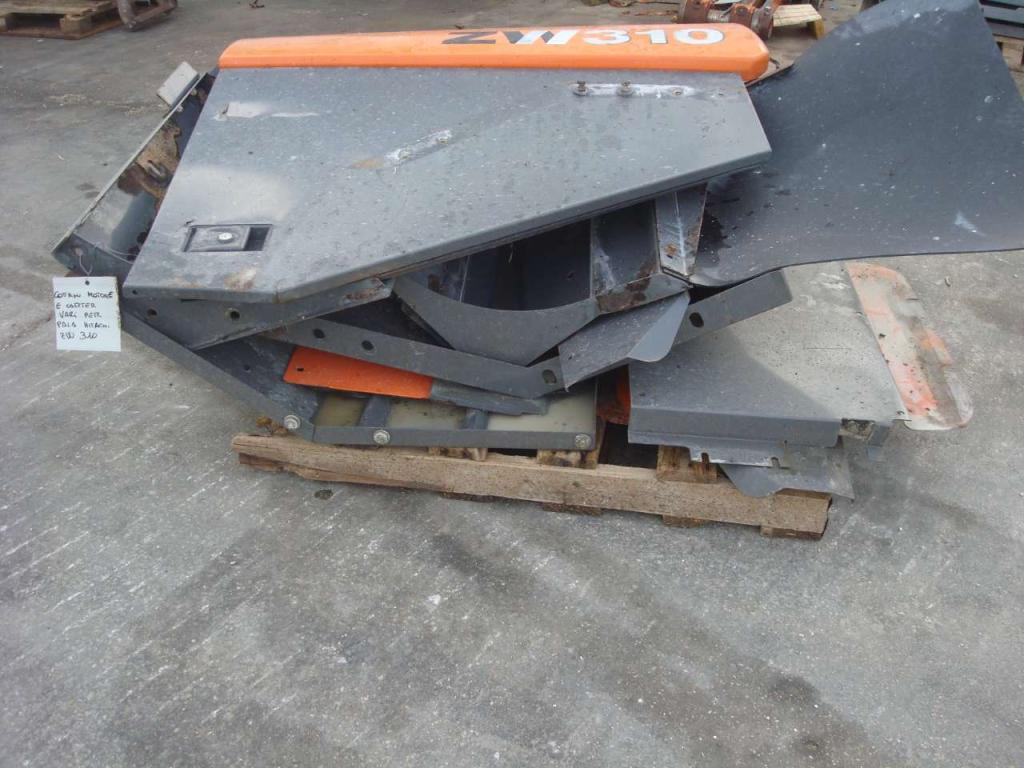 Hood and body panel for Hitachi ZW310 Photo 1