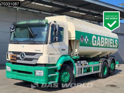 Mercedes-Benz Axor 2633 6X2 20.600 liter Stokota Fuel tanker 4 compartments Lift+steering axle Euro 5 sold by BAS World B.V.