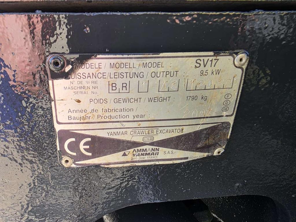 Yanmar SV 17 Photo 20