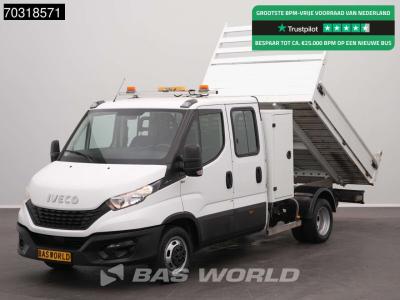 Iveco Daily 35C14 Open Laadbak Dubbel Cabine 3,5t Trekhaak Dubbellucht Airco Cruise Euro6 Pritsche Pickup sold by BAS World B.V.