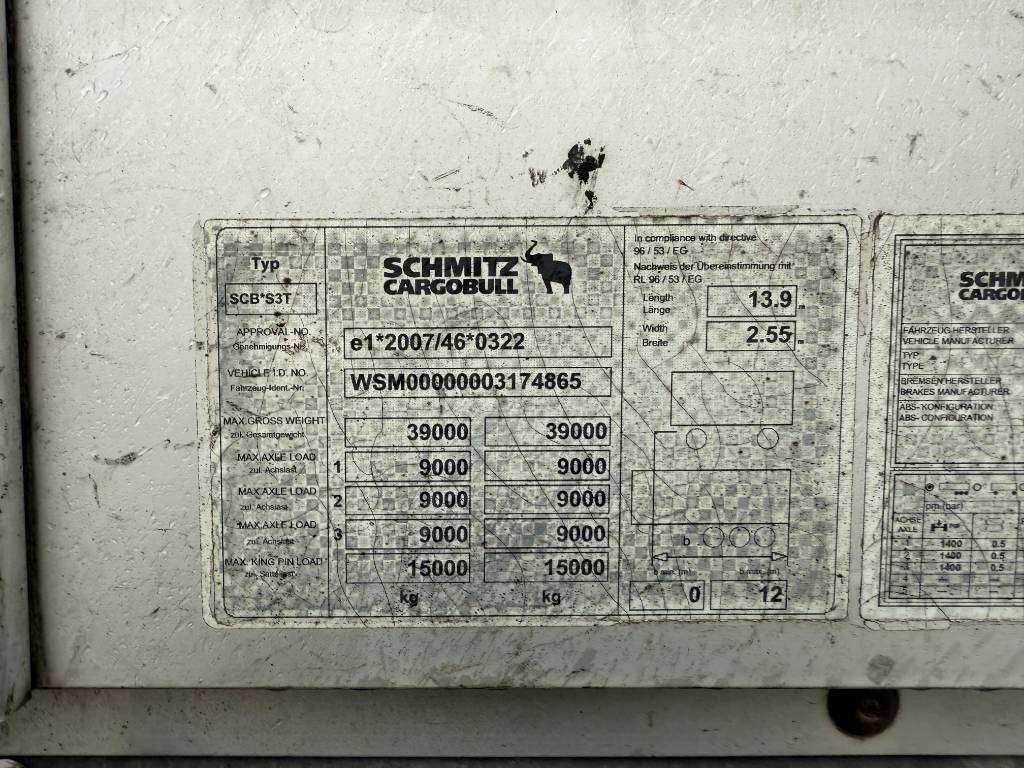 Schmitz Cargobull SCB*S3T Drankentrailer / vdi2700 / SpeedCurtain Photo 22