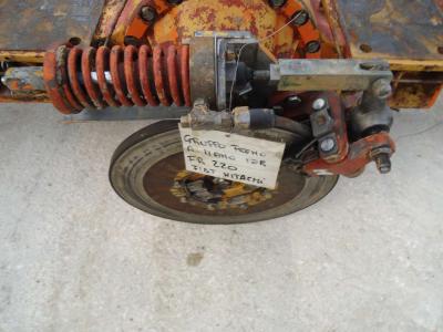 Hand brake control for Fiat Hitachi FR220 sold by OLM 90 Srl