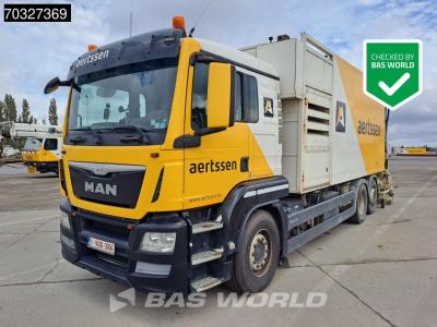 Man TGS 26.360 6X2 BekkerLaGram SV Road cleaner High pressure Sweerper truck Manual Euro 6 sold by BAS World B.V.