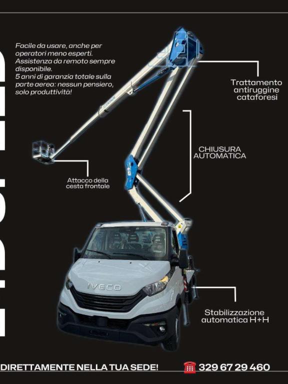 PIATTAFPRMA AEREA SOCAGE 24D allestita su IVECO Photo 1