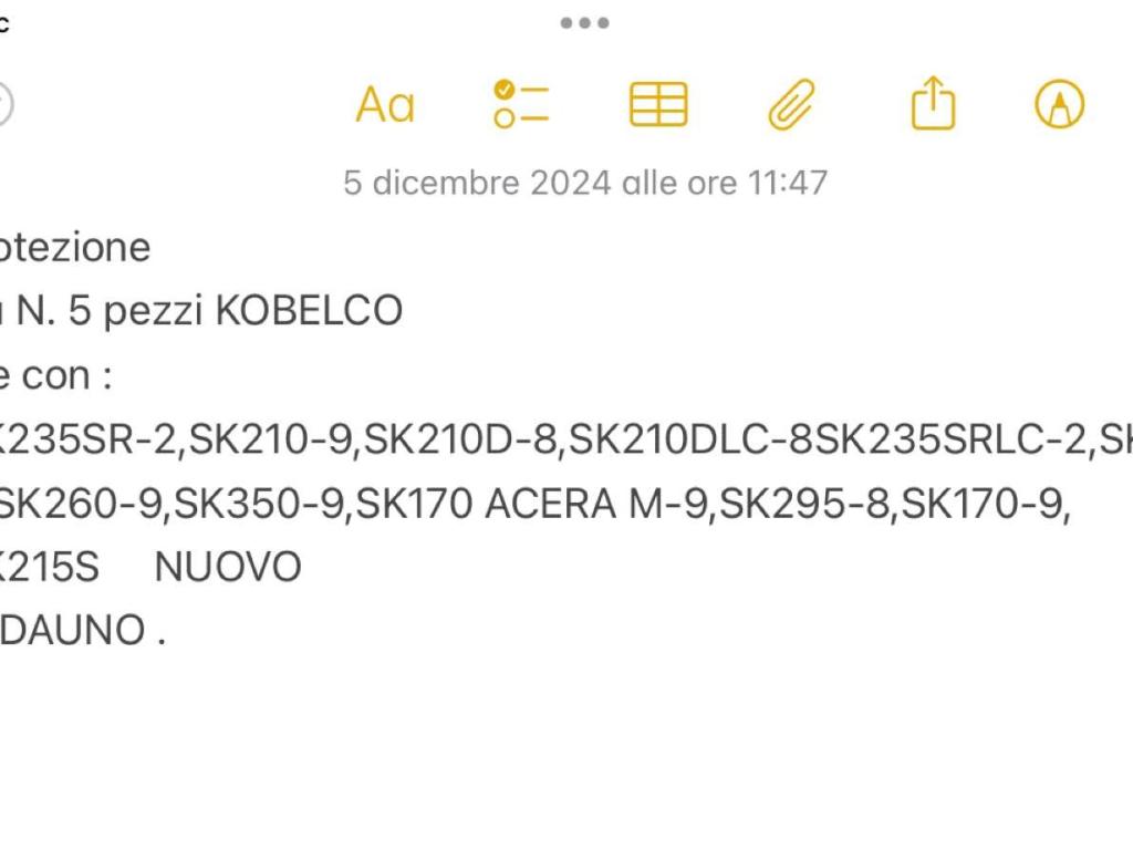 Grid for Kobelco Photo 3