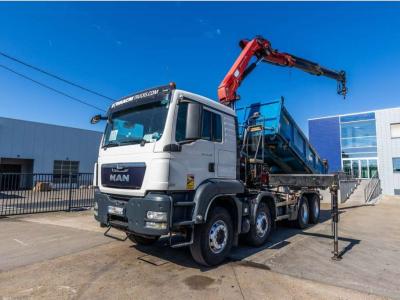 Man TGS 35.360 BB+ BIBENNE+HMF 18T/m+2EXT sold by Braem NV