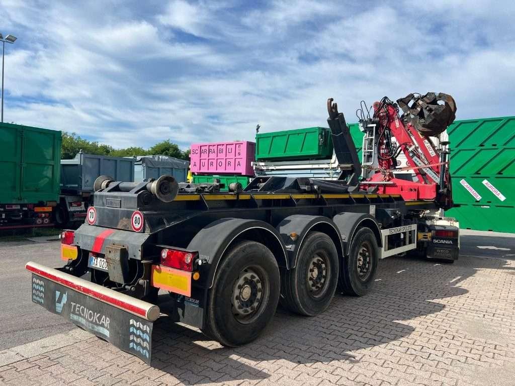 Tecnokar Trailers SCARRABILE CON GRU Photo 2