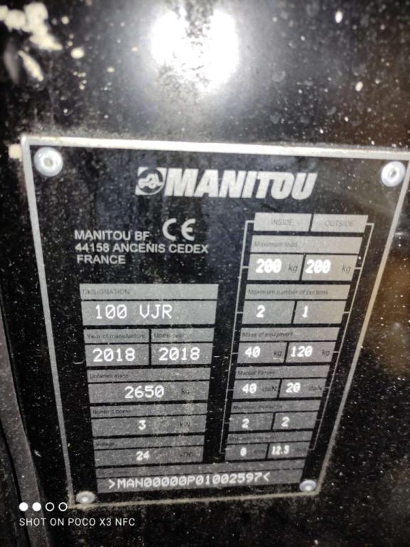 Manitou 100VJR Photo 3