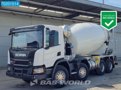 Scania P380 8X4 NEW! Manual Big-Axle 10m3 Mixer Steelsuspension Euro 5 sold by BAS World B.V.