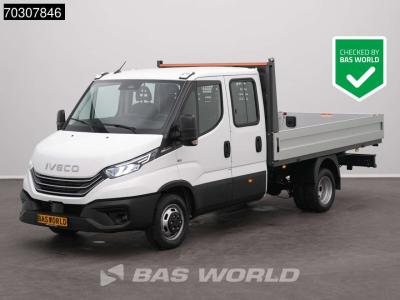 Iveco Daily 35C21 3.0L Open Laadbak Dubbel Cabine 210PK Dubbellucht 3,5t Trekgewicht ACC LED Airco Camera sold by BAS World B.V.