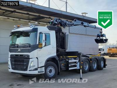 Volvo FM 460 8X4 NEW! Palfinger Q200Z95TR Crane Kran + HT 24 TEC Hooklift ACC LED sold by BAS World B.V.